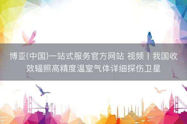 博亚(中国)一站式服务官方网站 视频丨我国收效辐照高精度温室气体详细探伤卫星